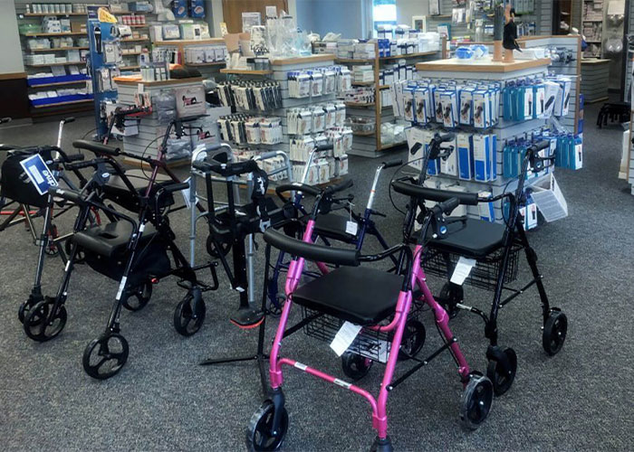 Photo featuring Heart of the Ozarks Medical Equipment showroom interior.